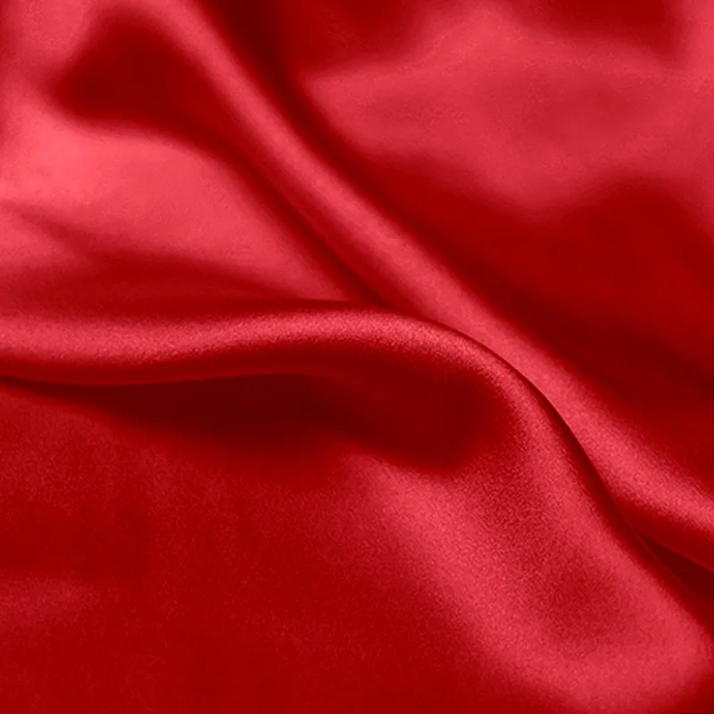 wholesale 19mm Stretch silk satin fabric Used for high - grade dress fabric