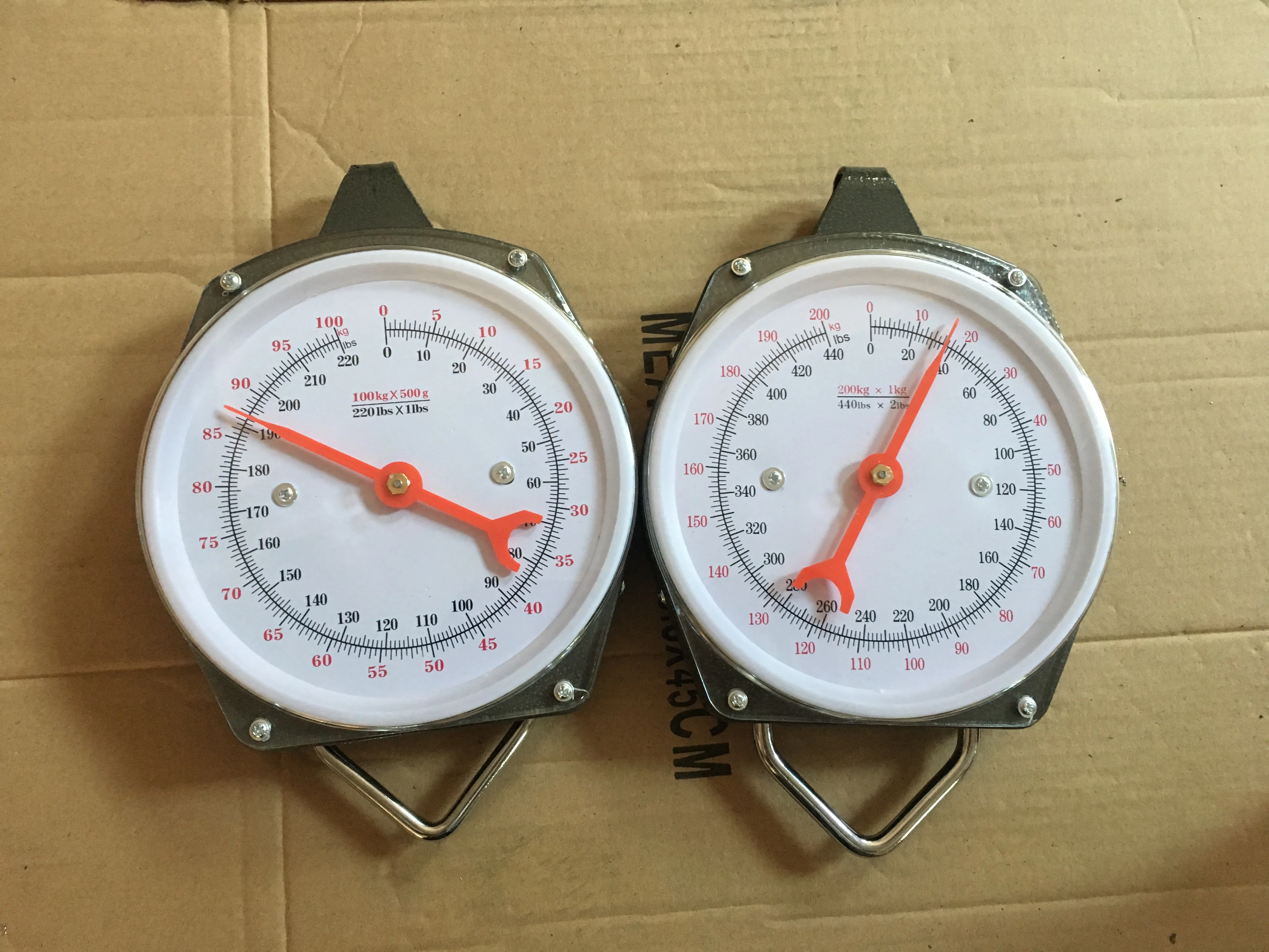 100kg Hanging Spring Baggage Scale mechanical weighing scale for grams