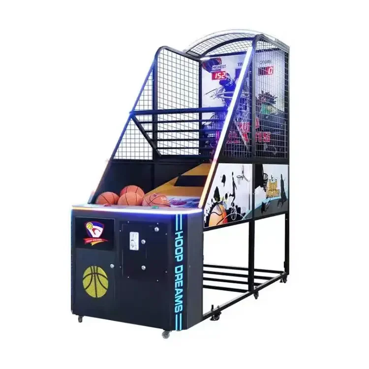 Street Basketball Hoop Arcade Machine Electronic Shot Ball Game Machine Basketball Machine
