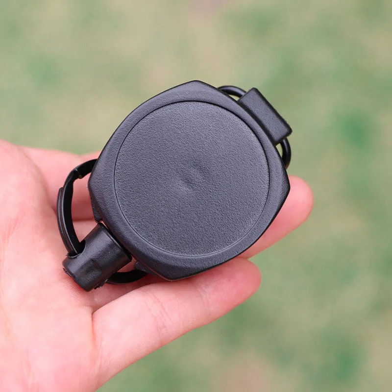 Badge Holder Reel Well Metal ID Badge Holder with Belt Clip Key Ring Wire Rope Name Card Retractable Keychain