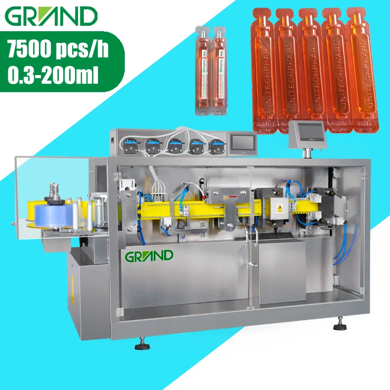 Автоматическая фармацевтическая Термоформовочная Машина GGS118 p5 tffs для ПВХ ПЭ флаконов