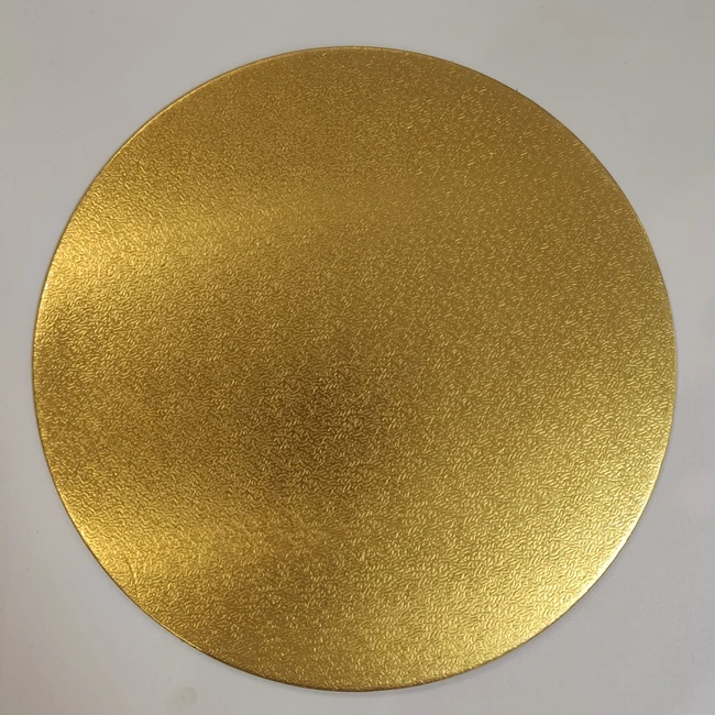 10 12 14 16 дюймов 13 мм Толстая гофрированная бумага внутри золотой серебряный круглый прочный барабан для торта