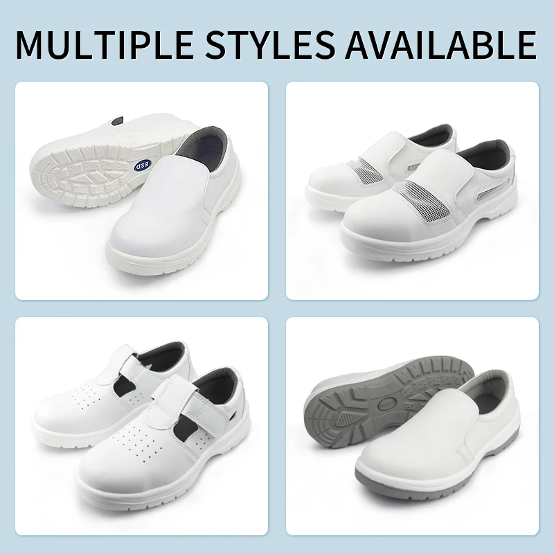 Various Design Dustproof Waterproof Work Safety Steel Toe Cap ESD Antistatic Shoes