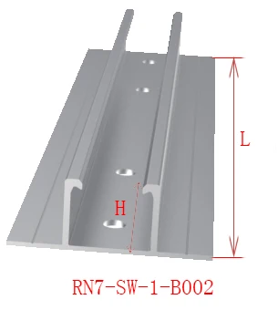 Wholesale Al6005-t5 Solar Panel Roof Rail For Buy Extruded Aluminum PV Mounting System Solar Rails Brackets