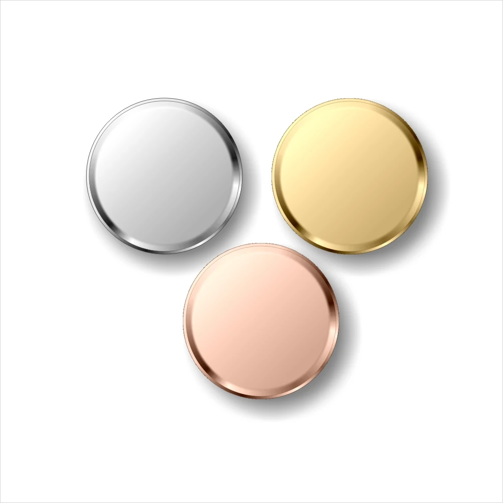 Factory Wholesale Back 5 Atm Water Resistant Quartz Stainless Steel Watch Caseback