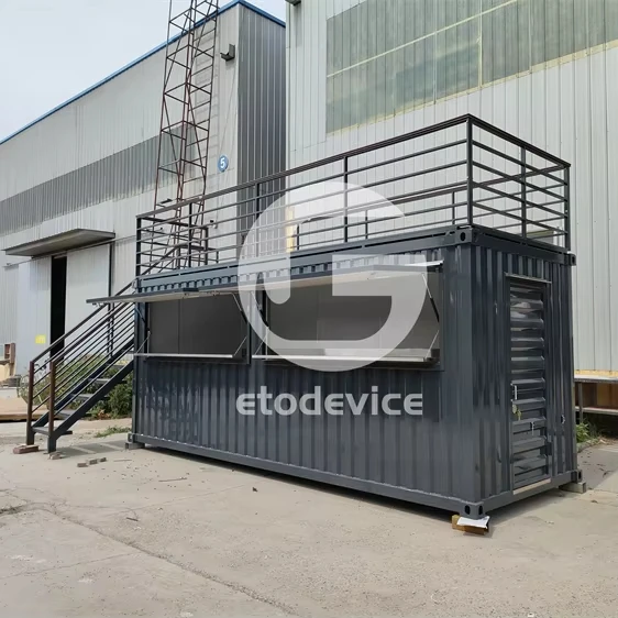 Luxurious Foldable Interior Design 20ft 10ft Mini Cafe Bar Quality Restaurant House Container Coffee Shop Container Cafe Bar