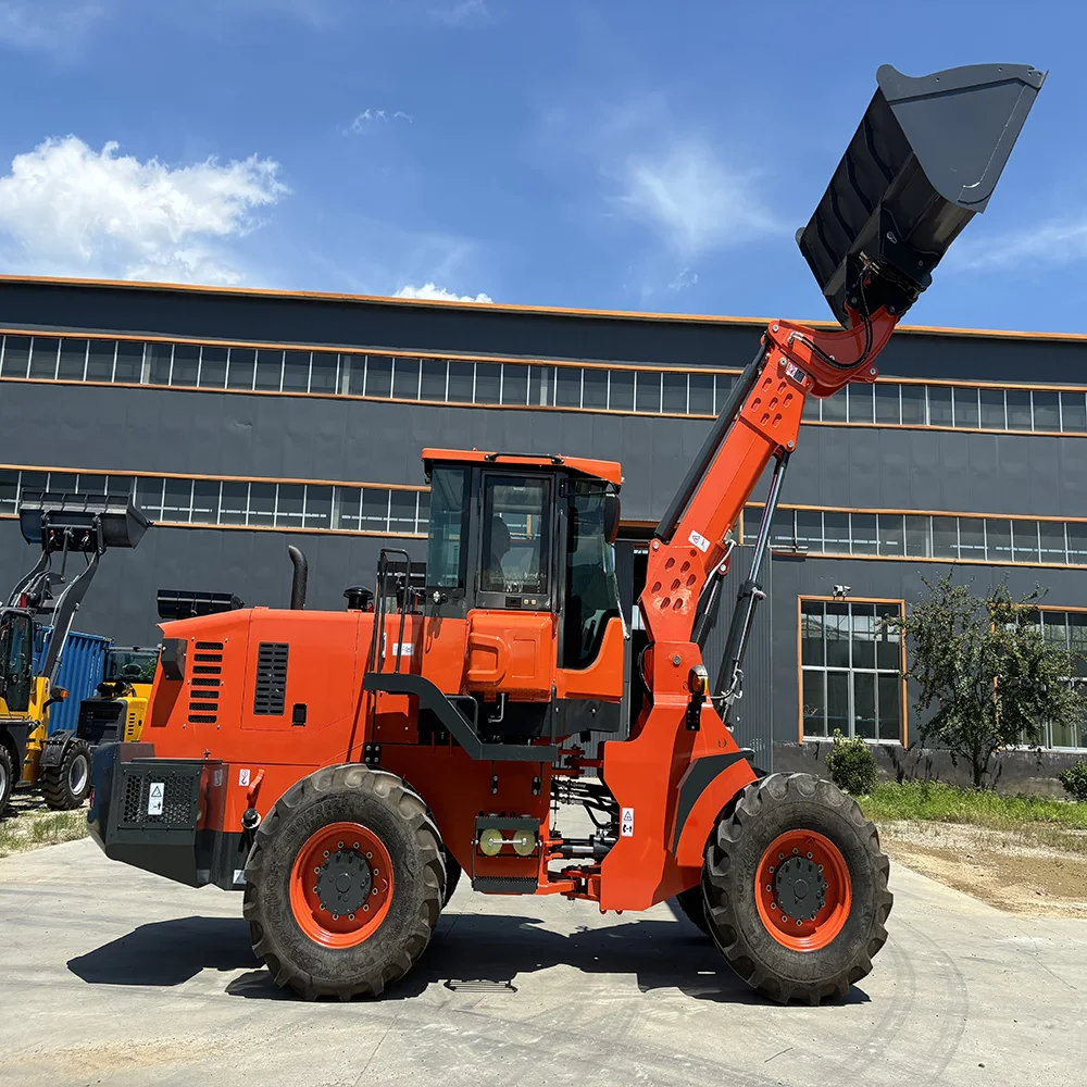 Factory Direct Sale Hydraulic multifunctional 4x4 driving small telehandler telescopic wheel loader EPA Engine Loader