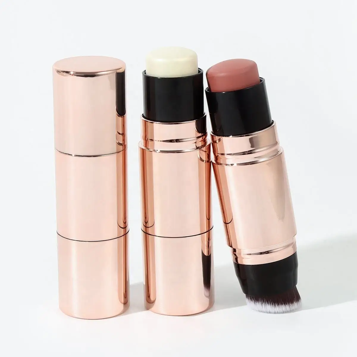 3 In 1  Custom Logo Waterproof Lip Cheek Blush Lip Tint Eye Shadow Multi-Purpose Smooth Moisturizing Private Label Makeup Stick