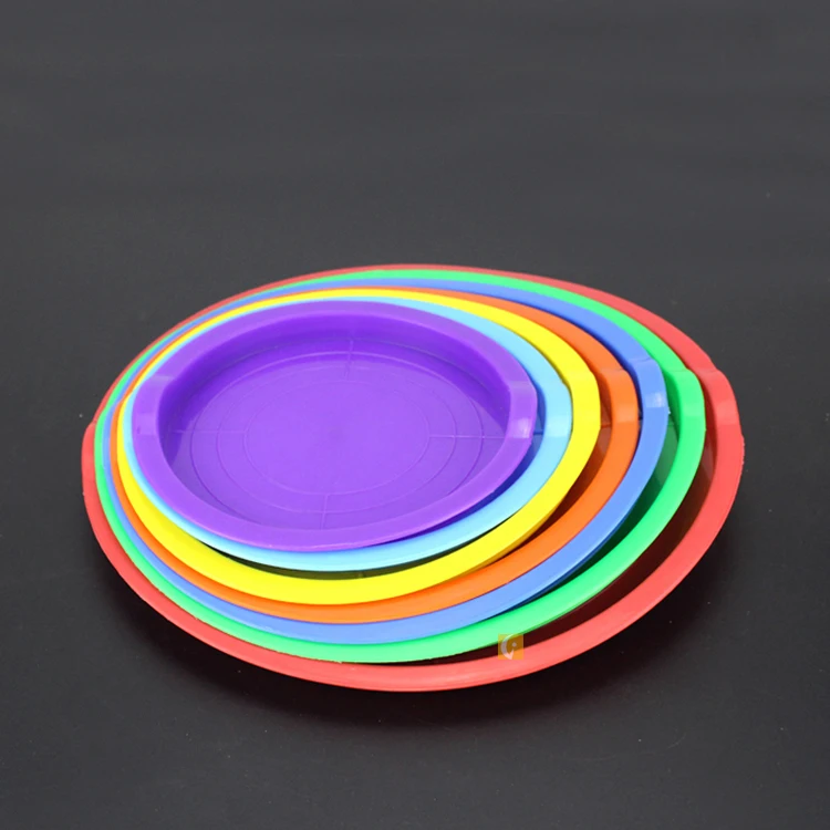 7-Piece Colorful Mixing Bowl Set Round 201 Stainless Steel Serving Salad Bowl with Plastic Lids