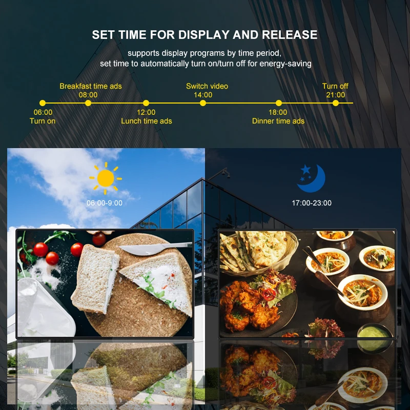 slim wall mounted 18 22 27 32 43 49 55 65 86 inch multi touch screen 4k LCD screen digital signage and displays monitor