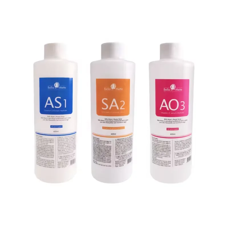 Aqua Solutions Liquid Cosmetic Hydro Peels Serum For Beauty Facial Aqua Peeling Hydra Solution H2O2 Hydra Peel Machine Solution