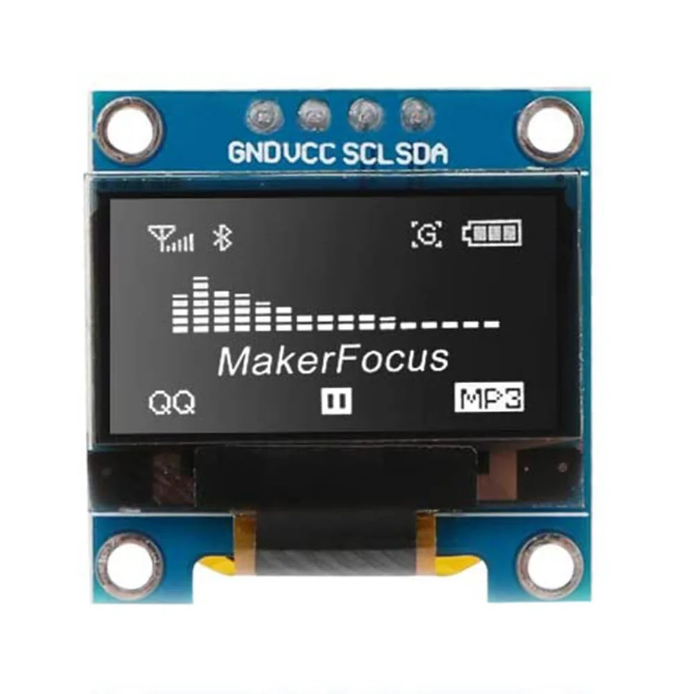 I2C OLED 0 96 дюймов дисплей модуль IIC SSD1306 128 64 ЖК-дисплей с белой Du pont провод 40-Pin Женский для Arduino