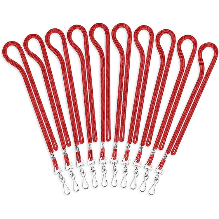 Factory Direct Custom Cord Lanyard ID Card Rope Lanyard