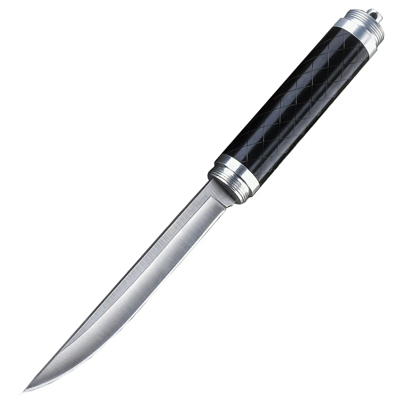 Outdoor New Advanced Fashion Straight Knife Portable Straight Knife Black Handle Knife