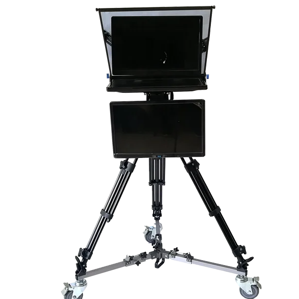 Best popular 22  inch self-reversing monitor  talent broadcast equipment professional TV studio prompter for television