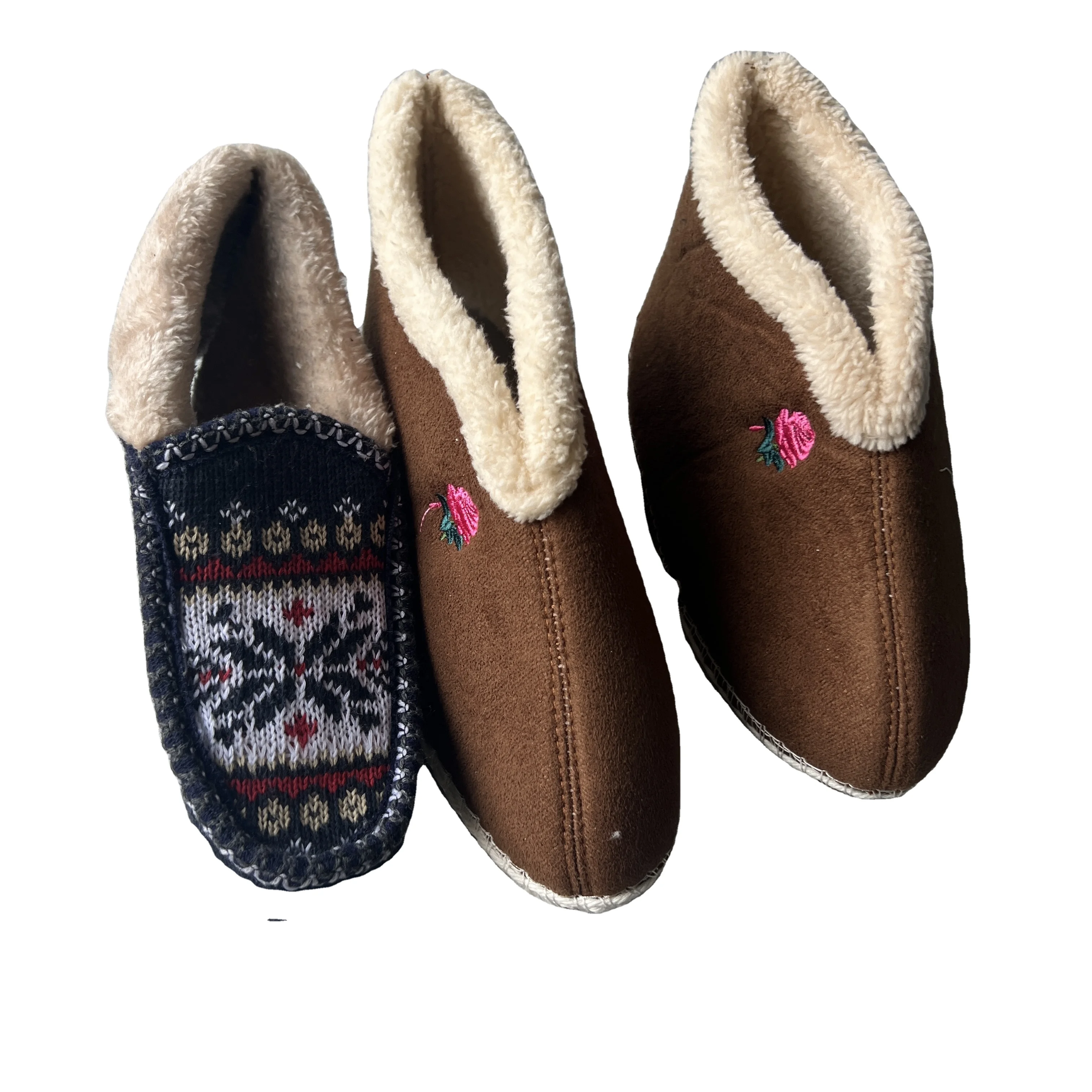 Waterproof Upper Lightweight Cotton-padded Slip On Outdoors slipper shoe Zapatos Mujer for Women