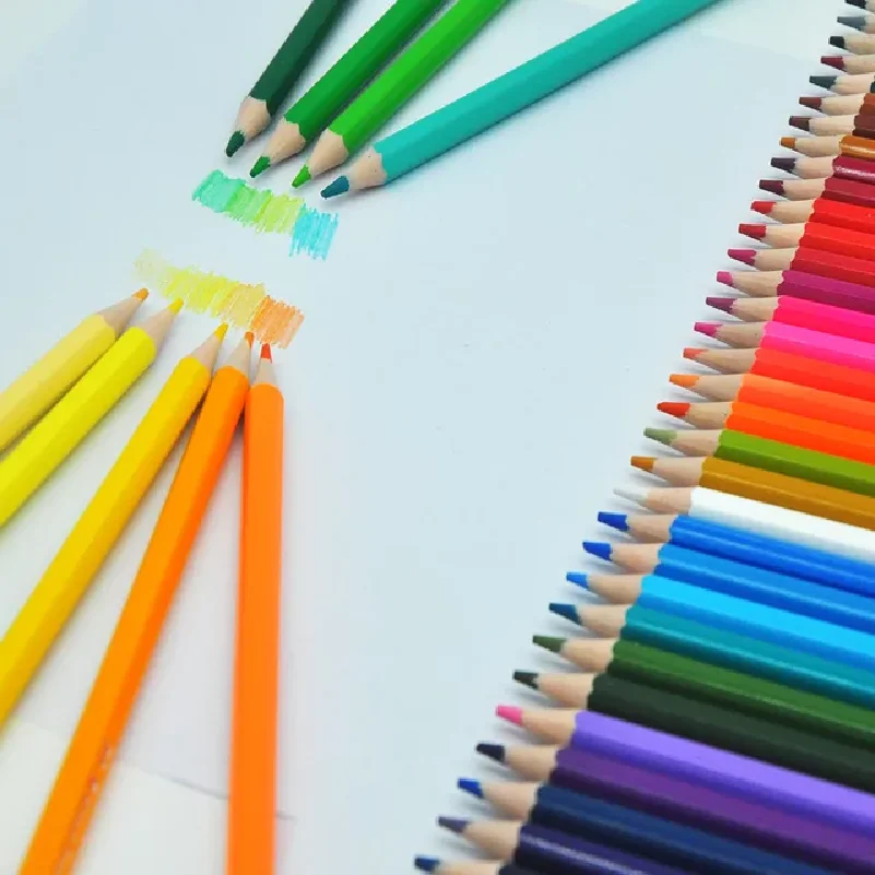 Premium 128 Colors Water Soluble Art Pencil Set with Wooden Box Professional Colored Pencils for Artists