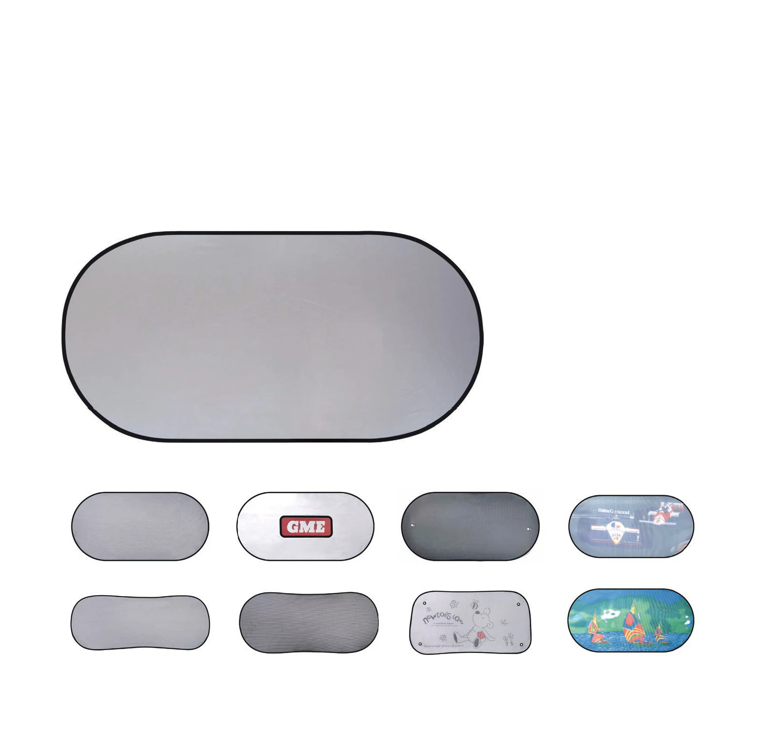 Wholesale retractable multistyle universal custom logo foldable automobile auto car windshield window sunshade for car