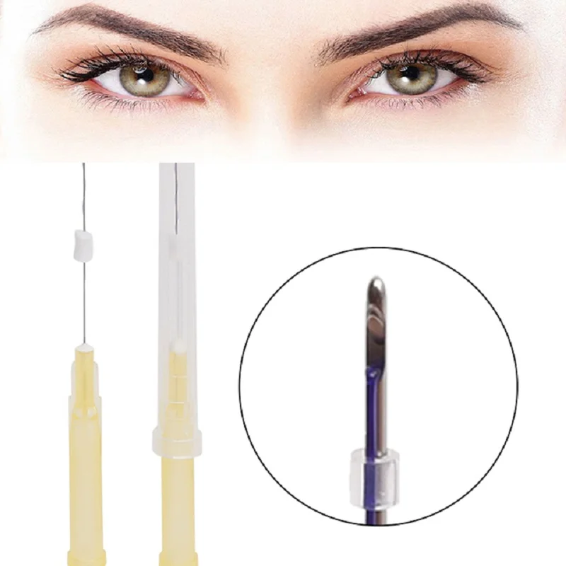 30g 25mm 38mm mono screw korea medical polydioxanone absorbable skin lift suture cannula hilos pdo eye thread