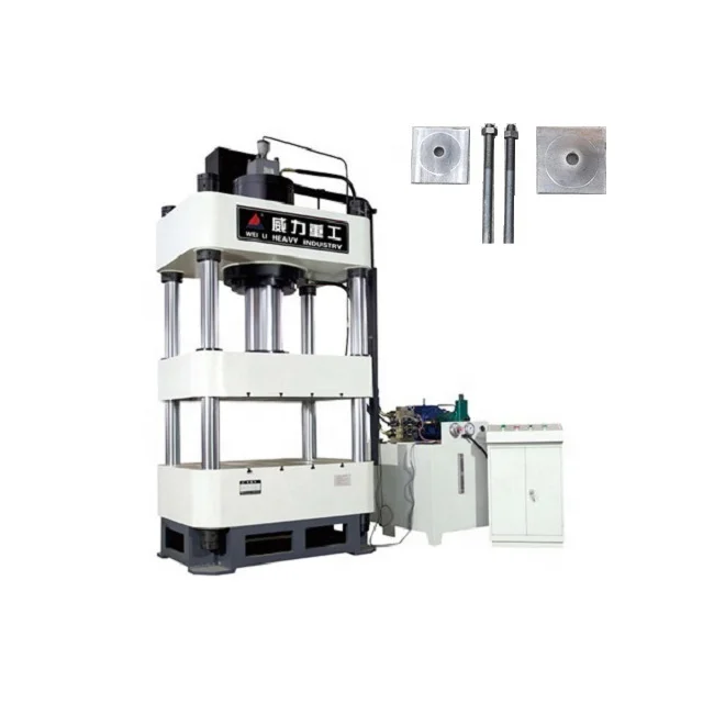 YW32-500T aneway house mine hole anchor rod matching silver black round square steel metal hydraulic press