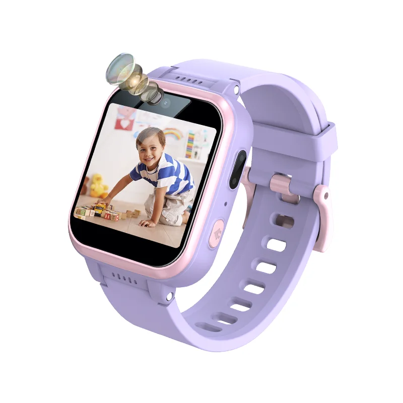 2024 Y90 Children smart phone watch Kids Gaming smart watch with 6 Games Camera Countdown music player kids watch