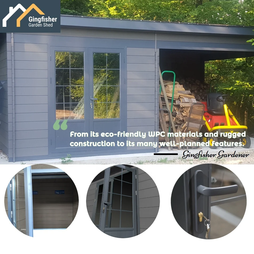 Large Garden Room Wood Plastic Composite Garden Sheds and Summer Houses Build Plan Ideas