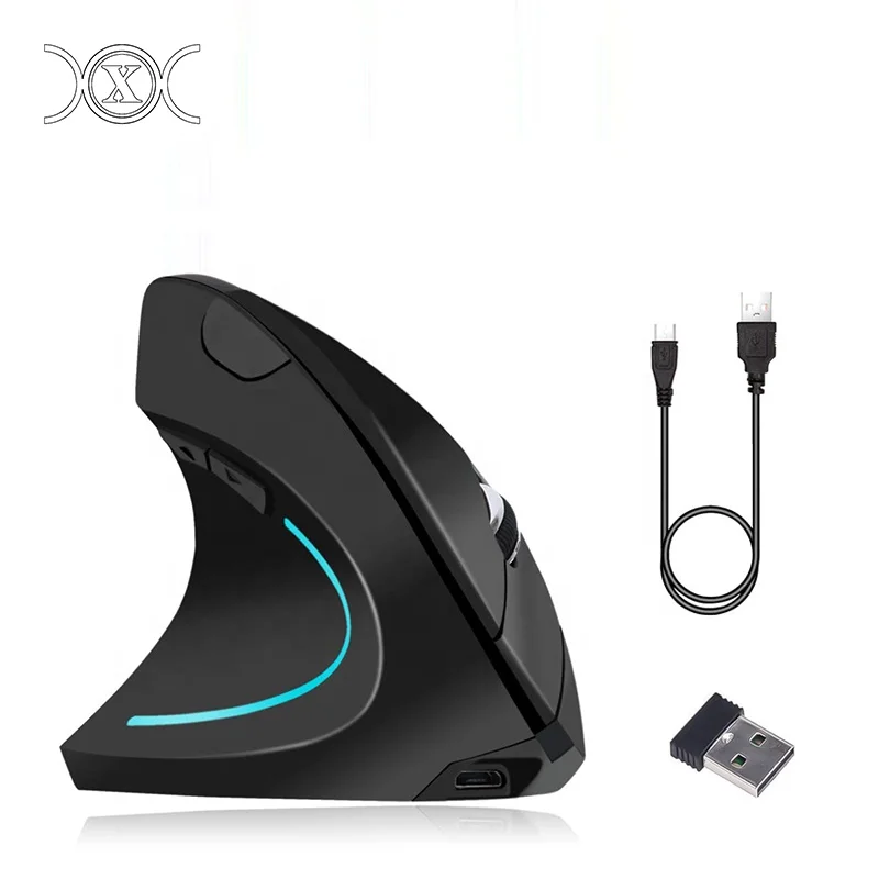 2 4G беспроводной левша мышь USB egnormic Вертикальная зарядка от мыши для игрового ноутбука настольного