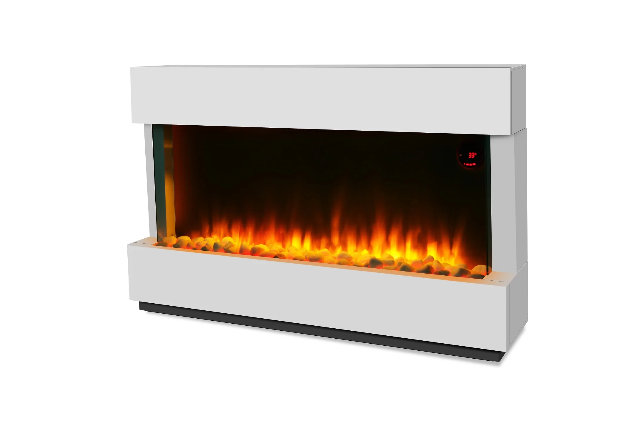 TV wall mounted fireplace, competitive price decor flame crystals electric fireplace heater with mantel