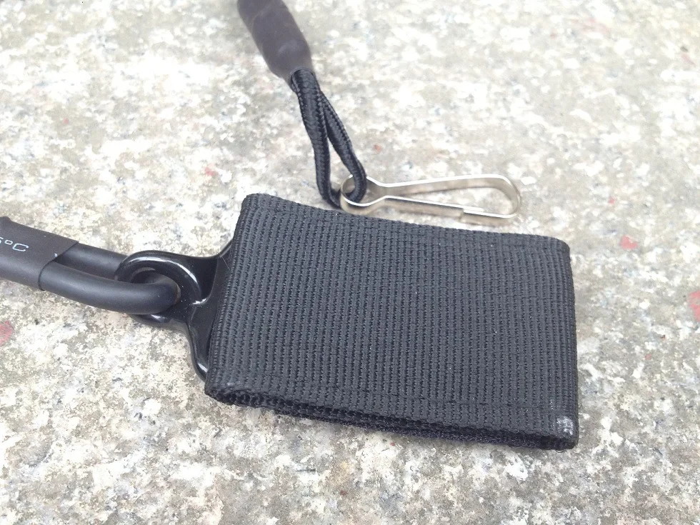 In Stock Outdoor Multipurpose Tactical Molle Elastic Spring Gun Rope Stretch anti-lost Keychain Lanyard For Camping