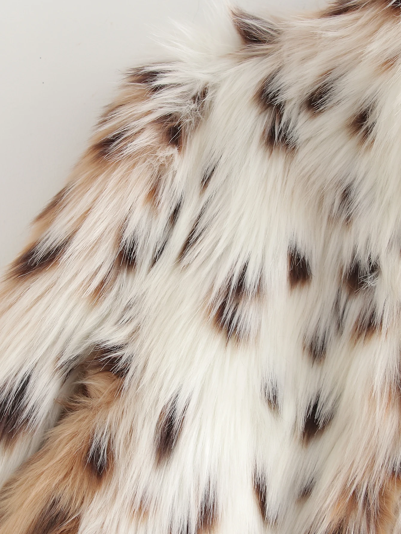 Animal pattern long sleeve multi color casual fashion feather jacket for women