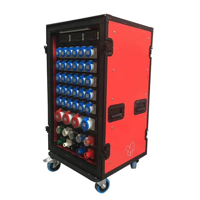 double input power distro with camlock supply