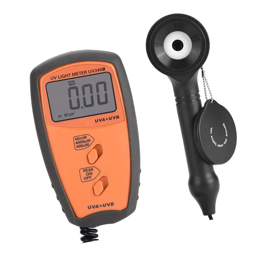ROKTOOLS Ultraviolet Light Meter UV Lux meter Ultraviolet Intensity Measure Tester Spectrum: 290~390nm
