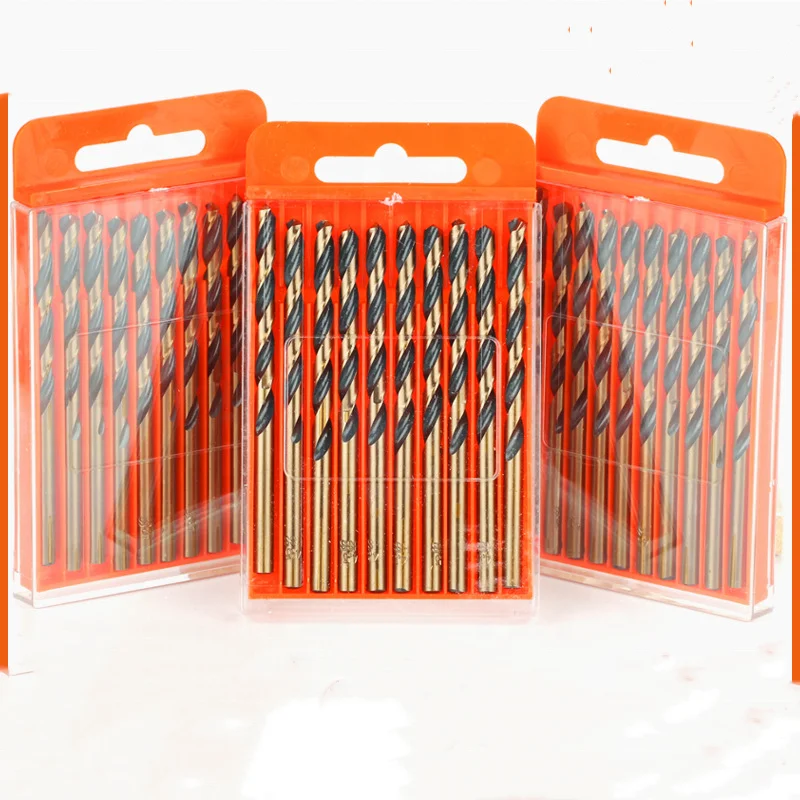 Manufactureing Din338 Standard 4341 High Speed Steel Cobalt Twist Drill Bits For Hard Metal