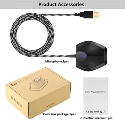 Mute Button Usb Conference Microphone G11 Boundary Microphone