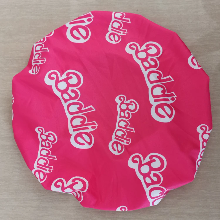 
wholesale satin bonnets logo custom women silk hair Bandana Butterfly Money Backwoods Wap Rugrat satin cartoon bonnet 