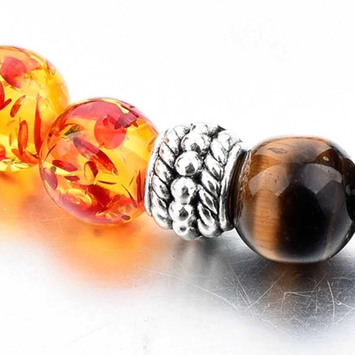 30 шт./лот 6*8 мм трехслойные сплющенные бусины из цинкового сплава металлические бусины-разделители для изготовления браслетов ожерелий ювелирных изделий своими