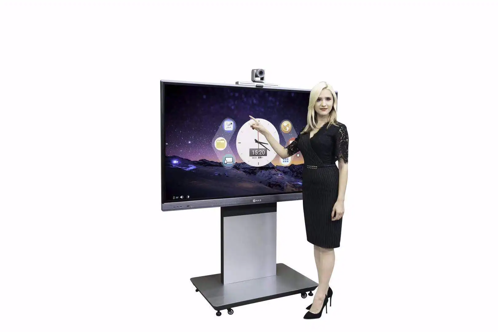 Portable Finger Multi Touch Screen Smart LCD Display Classroom Electronic Digital Interactive Whiteboard for School