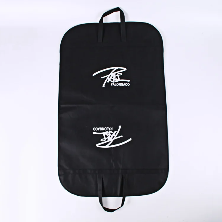 60*100 black stock Hanging Suit and Dress  clothes Travel and Storage Garment Bag with non woven material