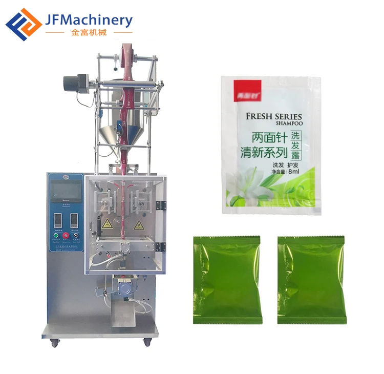 Automatic shampoo packing machine 50 ml milk packet water sachet packing machine