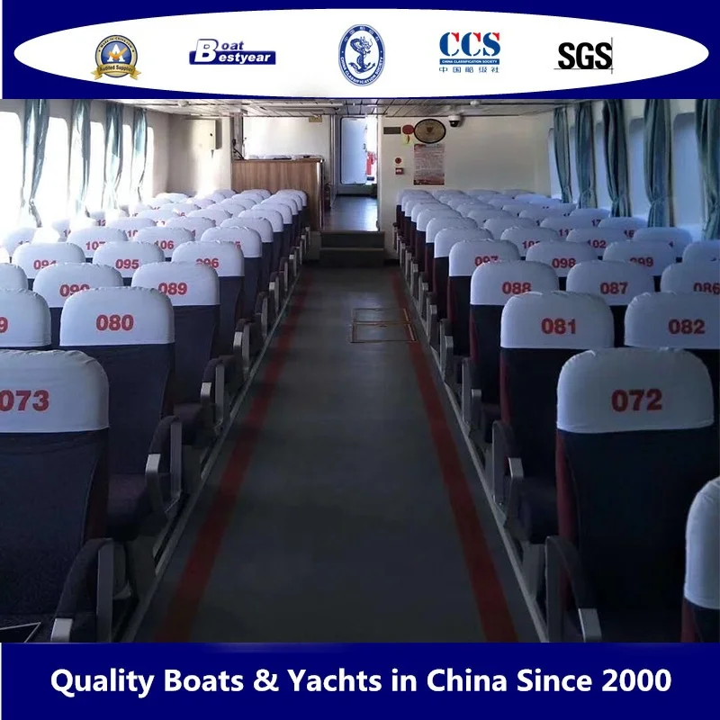 Bestyear 41.97m Used Steel Coastal Passenger Boat for 198 Passengers on Sale