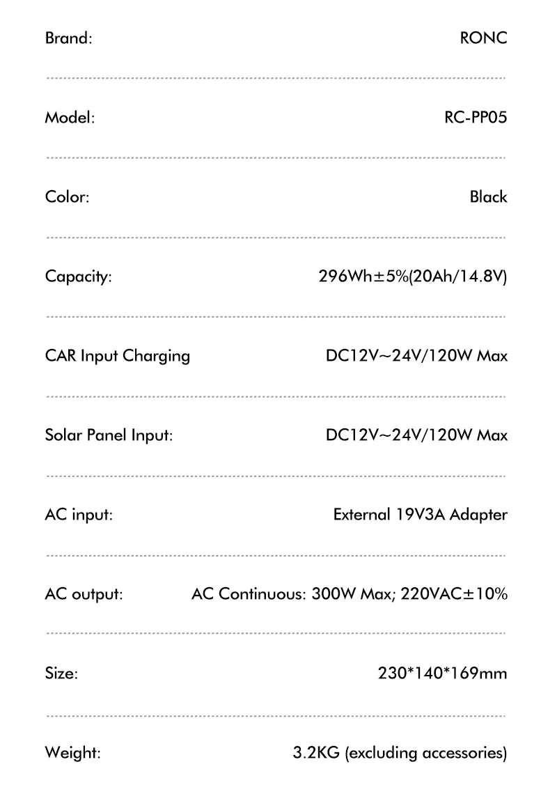 Outdoor High Capacity Camping Solar Mobile Bank Portable Power Station Generator Ctechi Power Station 300w