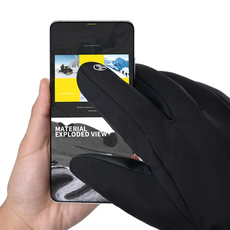 Wholesale Fall and Winter Windproof Touch Screen Outdoor Cycling Riding Gloves 3M New Cotton Warm Ski Gloves
