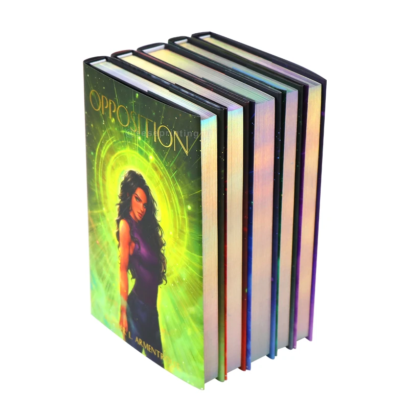 Publishing Hardback Books Special Edition Books Printed with Gold Foil Covers and Laser Silver Gold Edges