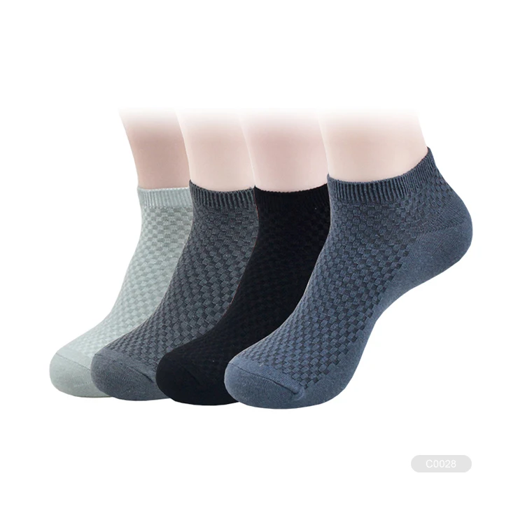 RJ-D0052 short mens socks 100% cotton men ankle socks