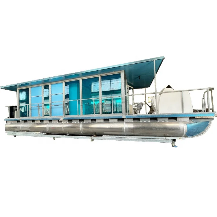 36ft Rental House Boat Aluminum 5083 Commercial Pontoon for Sale