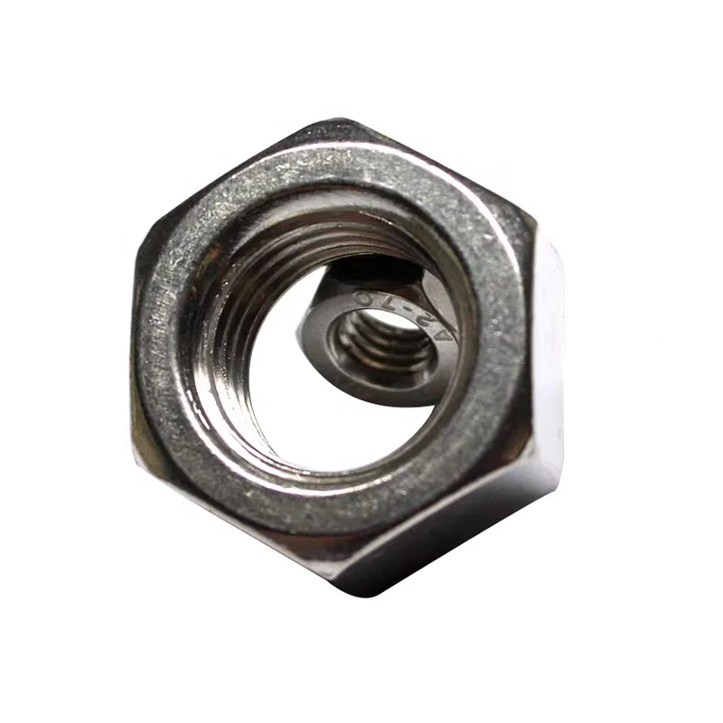 DIN934 Carbon Hex Nuts  M8 M10 M12Stainless Steel Hexagon Nuts