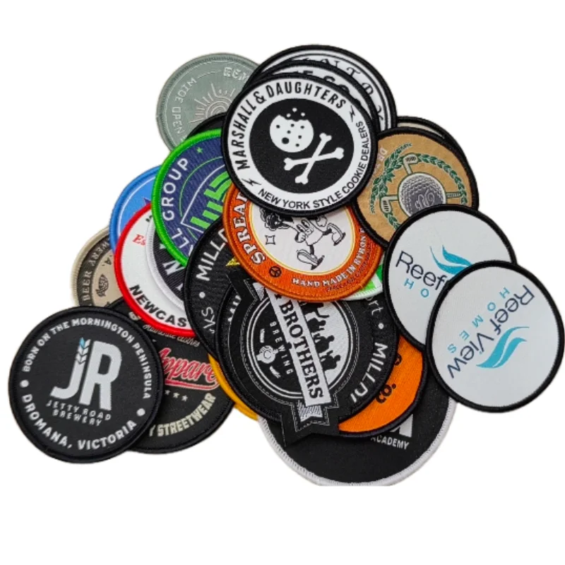 Custom Colorful Butterfly Embroidery Patch for Kids Clothing Iron-On Fabric Embroidery Patch for Leather Woven Jeans Custom Logo