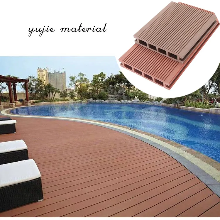 Wood Plastic Composite Decking Solid Floor,Outdoor Decking Flooring Wpc Wood Decking