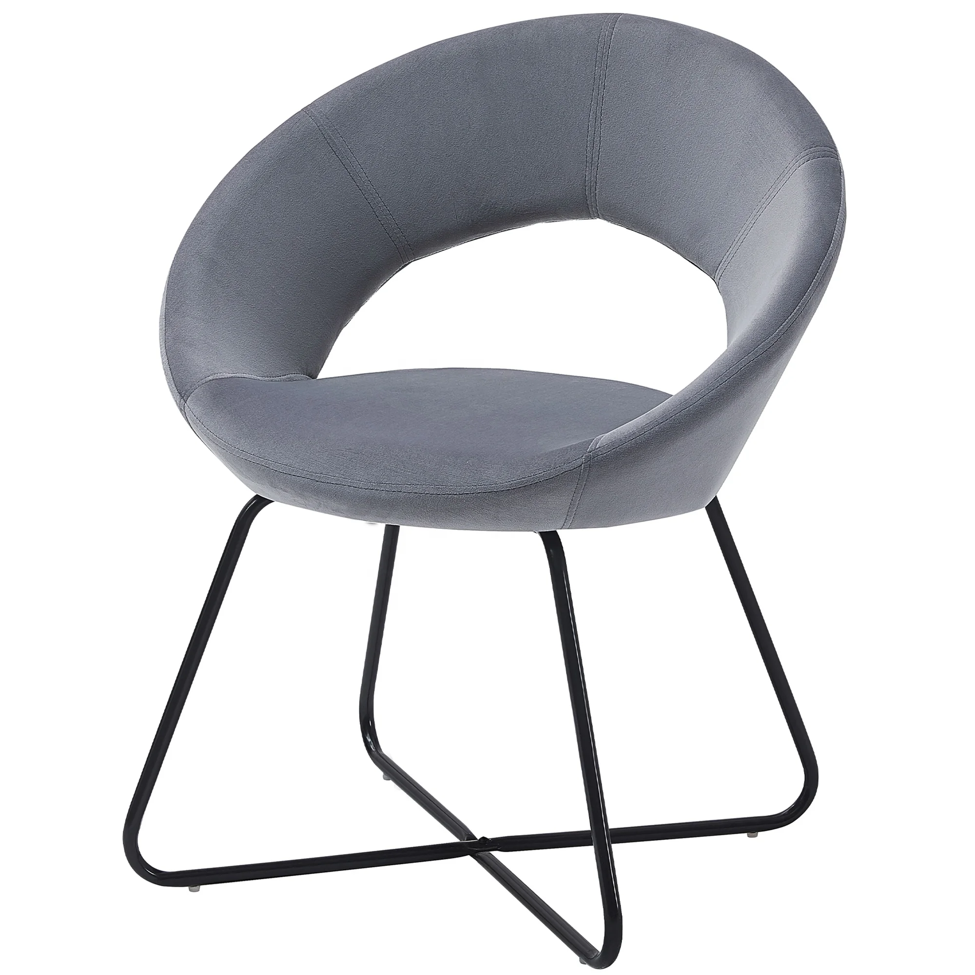 Free sample velvet Chair back bedroom home girl net red milk tea shop makeup clothing modeling sales office dining chair