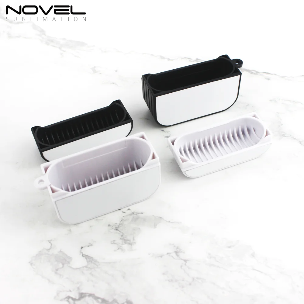 Customized Logo Sublimation 2D Blank Plastic Earphone Case For Airpods 1 2 3 Pro Cover Holder With Aluminum Sheet For Printing
